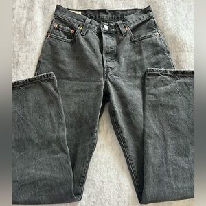 Levi's Dark Gray Straight Leg Jeans